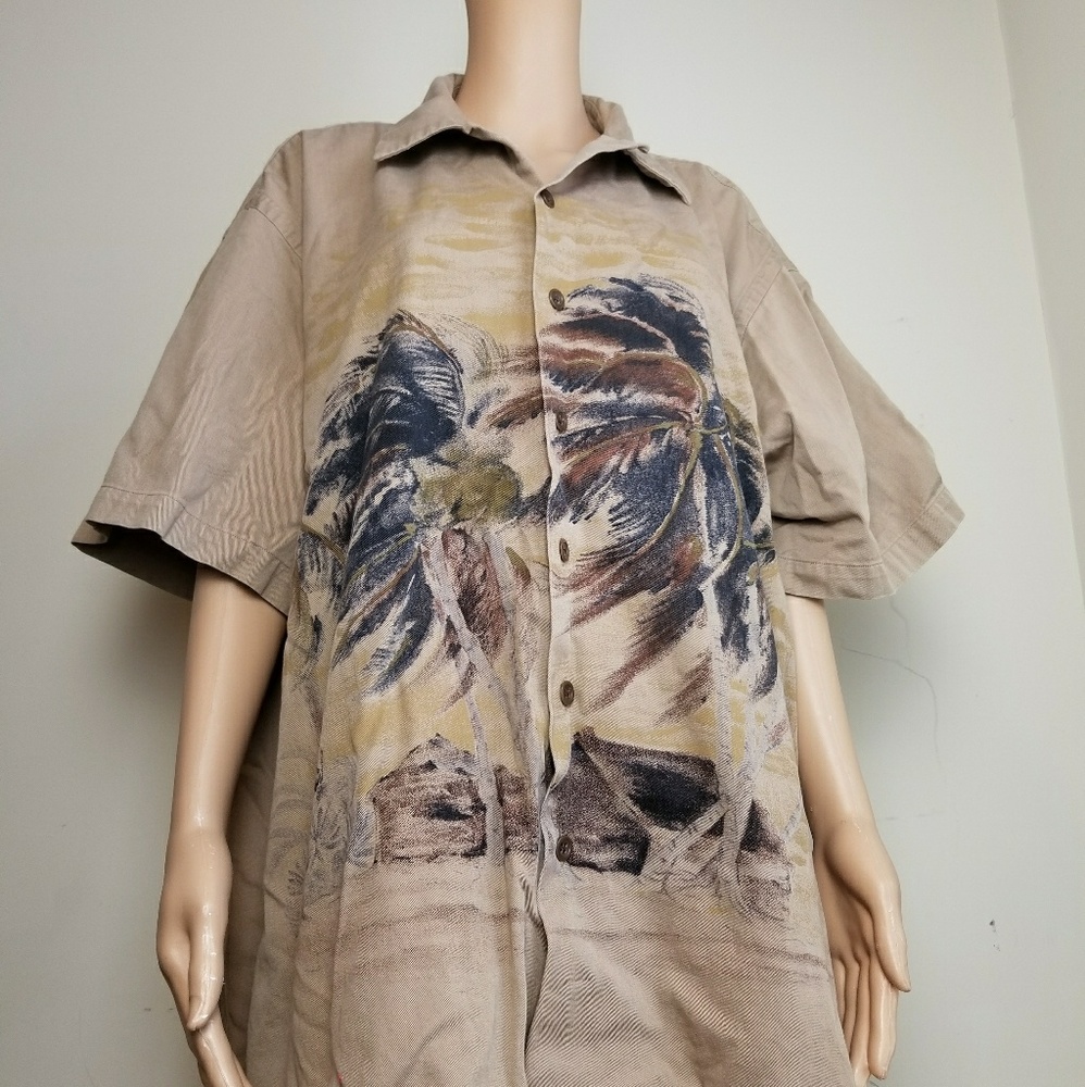 Polo By Ralph Lauren Vintage Camp Shirt Size XXL